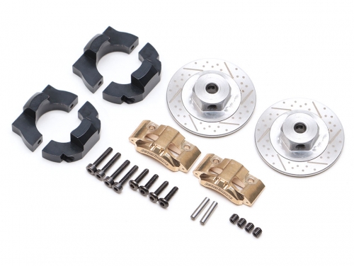 Boom Racing Boom Racing BRX01 Brass Rear Brake Disc Set for BRX70/BRX80/BRX90 PHAT™ Axle