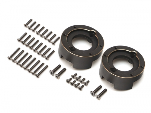 Boom Racing Boom Racing BRX01 Brass Front Knuckle Base Weights for BRX70/BRX80/BRX90 PHAT™ & AR44 Axle (2)