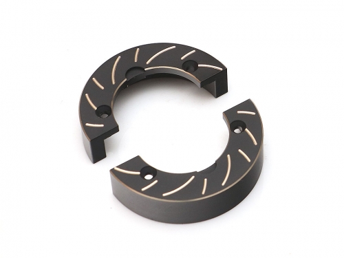 Boom Racing Boom Racing BRX01 Brass Large Weight Blocks 23g for BRX70/BRX80/BRX90 PHAT™ Axle Knuckle Weight Base (2)