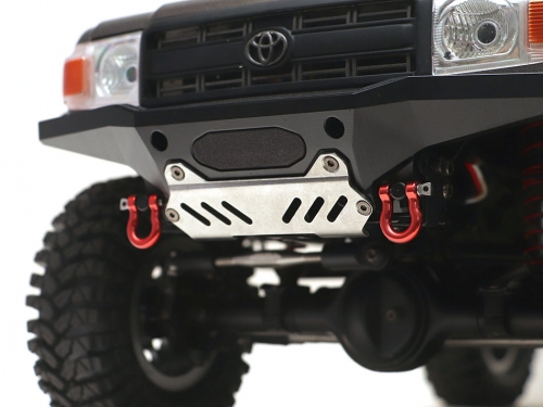 Boom Racing Boom Racing BRX01 Stainless Steel Slotted Skid Plate for KUDU™ High Clearance Bumper Kit