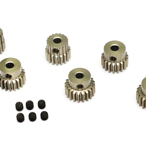 Boom Racing Miscellaneous All Steel Pinion Gear Combo Set (48P 16T-21T) - 6 Pcs
