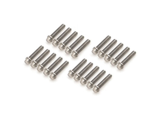 Boom Racing Miscellaneous All ProBuild™ M2x9mm Scale Hex Bolt 12.9 Grade Wheel Screw (20) Silver