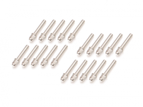 Boom Racing Miscellaneous All ProBuild™ Mag Seat Lug Nut 12.9 Grade M2x8mm Scale Hardware Set (20) Silver