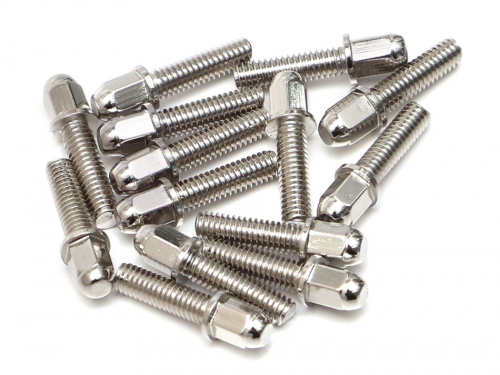 Boom Racing Miscellaneous All ProBuild™ Mag Seat Lug Nut 12.9 Grade M2.5x9mm Scale Hardware Set (14) Silver