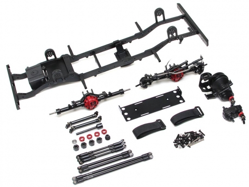 Boom Racing Miscellaneous All 1/10 D110 Metal Chassis Kit (Without Shocks Wheels Tires) for Defender D110 (non-opening door body)