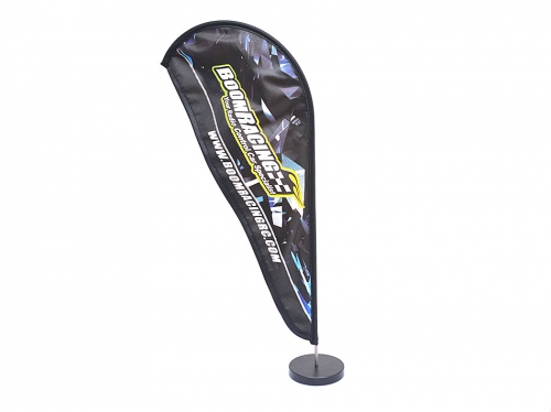 Boom Racing Miscellaneous All Scale Accessories - Boom Racing Curved Banner Flag 30x13cm