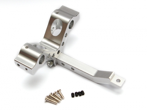 Boom Racing Miscellaneous All 1/10 Scale RC Tow Hitch for Axial Vaterra Tamiya Gmade Silver