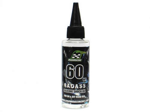 Boom Racing Miscellaneous All BADASS Silicone Shock Oil 60wt 60ml