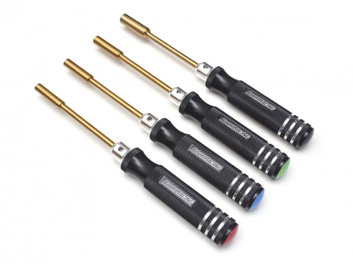 Boom Racing Miscellaneous All Metric Hex Socket Wrench Set 4pcs (4.5, 5.0, 5.5 & 7.0mm)