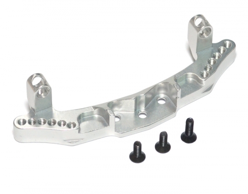 Boom Racing Tamiya TA06 Aluminium Rear Shock Tower - 1 Pc Silver