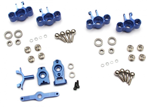 Boom Racing Traxxas 1/16 Ford Fiesta Performance Combo Upgrade Set - 2 Items With Tool Box Blue