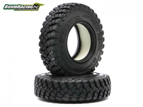Boom Racing Miscellaneous All 1.9 Mud Terrain Trophy BR-T29A Tire Gekko Compound 3.6x0.94 Inch (93x24mm) (2)