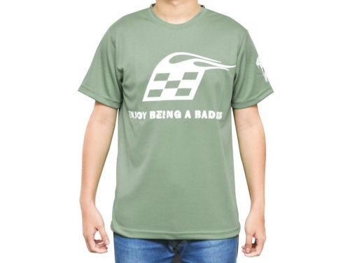 Boom Racing Miscellaneous All Teamwear Round Neck T-Shirt Large (L) Gray