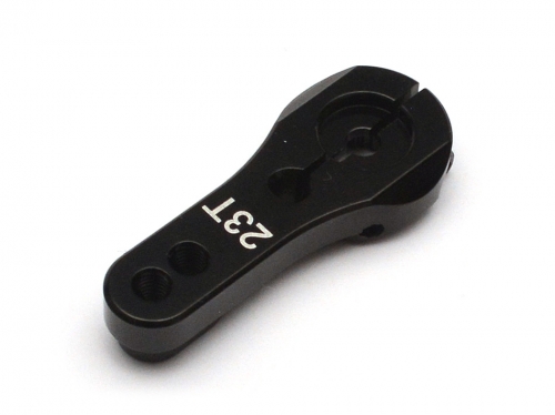 Boom Racing Miscellaneous All Aluminum Servo Horn (23T) For KO, JR & Sanwa Servo Black