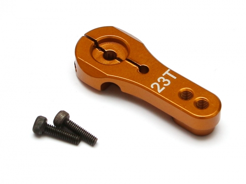 Boom Racing Miscellaneous All Aluminum Servo Horn (23T) For KO, JR & Sanwa Servo Gold