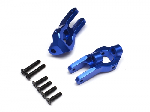 Boom Racing Vaterra Twin Hammers Aluminum Caster Blocks -1 Pair Blue