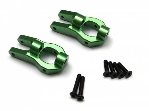 Boom Racing Vaterra Twin Hammers Aluminum Caster Blocks -1 Pair Green