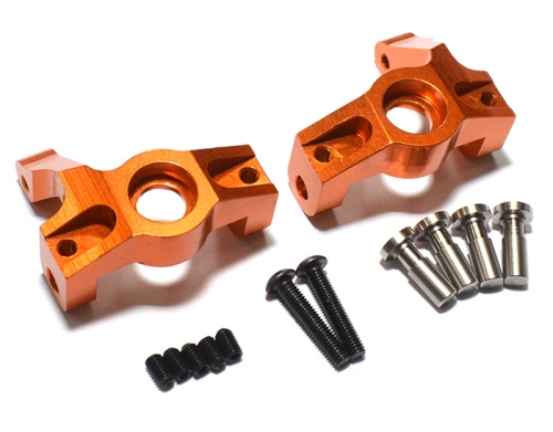 Boom Racing Vaterra Twin Hammers Aluminum Steering Knuckles (Spindles) - 1 Pair Orange