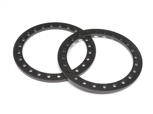 Boom Racing Miscellaneous All KRAIT™ 1.9 Aluminum Beadlock Ring (2) Black