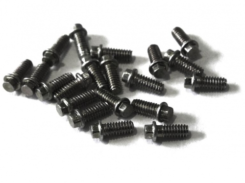 Boom Racing Miscellaneous All M2x4.5mm Scale Hex Bolt Wheel Screw (20) Black