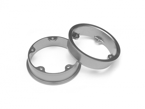 Boom Racing Miscellaneous All Wheel Extension Air Tight Beadlock Wheel Half for Krait 1.9 (2) Gun Metal