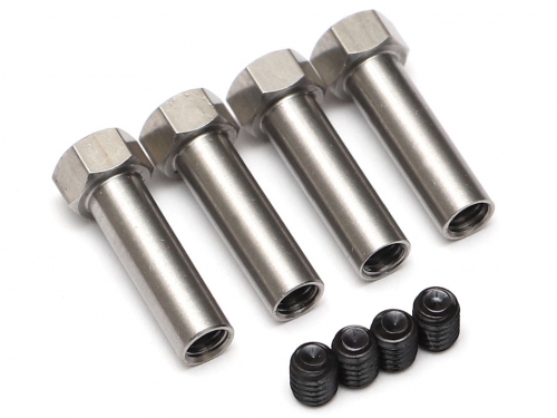 Boom Racing Miscellaneous All KRAIT™ 20mm Steel M4x7 Barrel Nut w/ Set Screw for 20MM Widener (4)