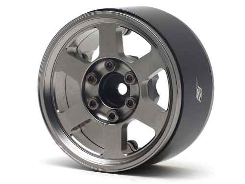 Boom Racing Miscellaneous All TE37X KRAIT™ 1.9 Aluminum Beadlock Wheels w/ XT606 Hubs (4) Gun Metal