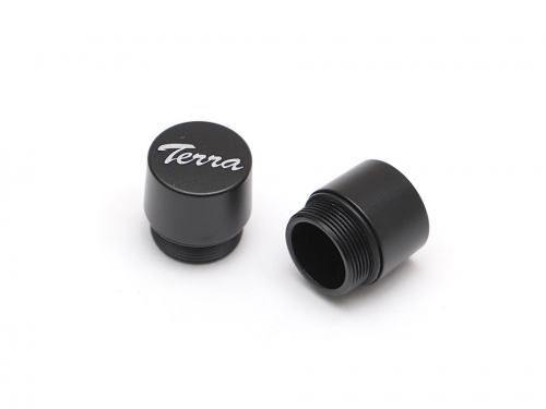 Boom Racing Miscellaneous All Aluminium Cap for Boom Racing Terra Beadlock Wheels (2) Black