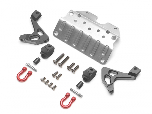Boom Racing Boom Racing BRX02 KUDU™ Front Skidplate with D-Ring Shackles for BRX02 Link Version