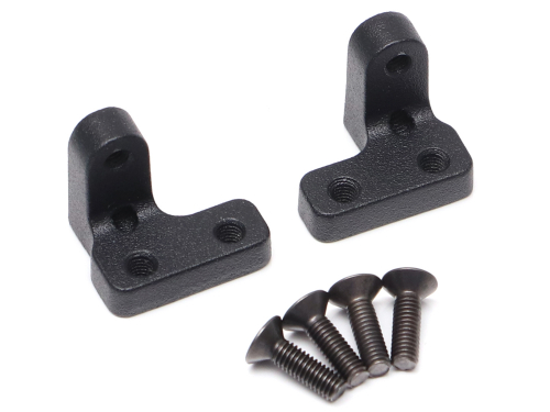 Boom Racing Boom Racing BRX02 109 Steering Servo Mount Right & Left Black