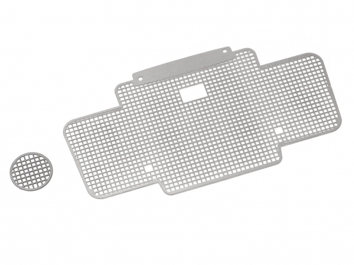 Boom Racing Boom Racing BRX02 109 Front Radiator Grill Mesh & Wing Air Intake Filter