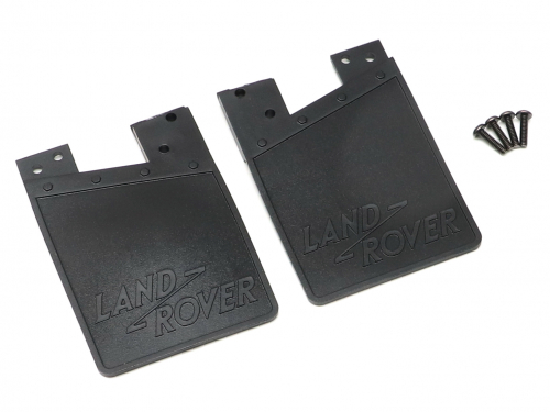 Boom Racing Boom Racing BRX02 109 Classic Rubber Mud Flaps for Series Land Rover Black