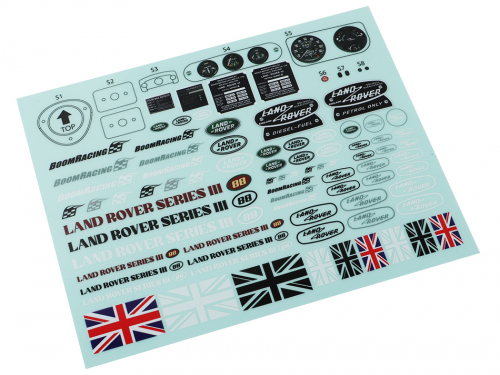 Boom Racing Boom Racing BRX02 88 Decal Sticker Series III 88 Pickup