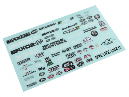 Boom Racing Boom Racing BRX02 109 Decal Sticker for BRX02 109 Chassis