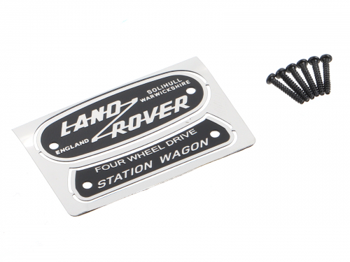 Boom Racing Boom Racing BRX02 88 Emblem Set (Stainless Steel) for Series Land Rover® Station Wagon