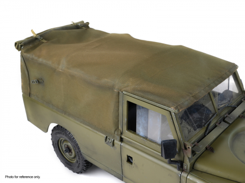 Boom Racing Boom Racing BRX02 109 KUDU™ Full Canvas Soft Top & Hoop Set (Sand) for Series Land Rover® 109