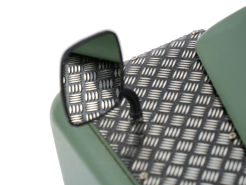 Boom Racing Boom Racing BRX02 109 Mirror-Finish Stainless Steel Side & Rear Mirror Set for Land Rover® Series III