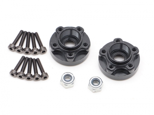 Boom Racing Miscellaneous All XT504 5-Lug Aluminum 12mm Wheel Hub Adapters 4MM Offset (2)