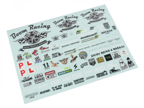 Boom Racing Boom Racing BRX01 AWB Decal Sticker for ZIL Pickup Hard Body