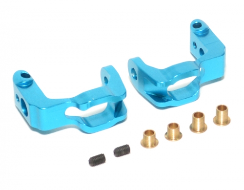 Boom Racing 3Racing Sakura D3 CS Sport Aluminum Caster Block C-Hubs With Collars Blue