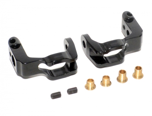 Boom Racing 3Racing Sakura D3 CS Sport Aluminum Caster Block C-Hubs With Collars Black