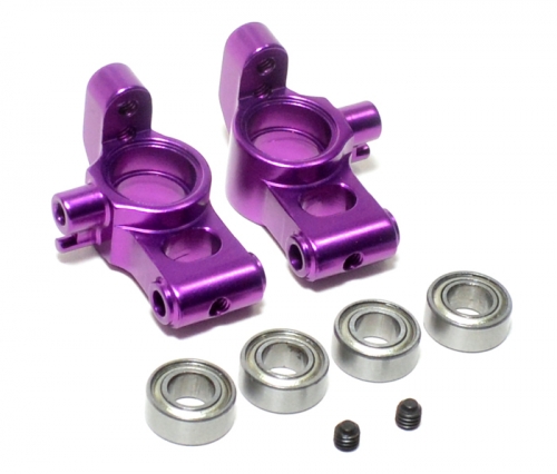 Boom Racing 3Racing Sakura D3 CS Sport Aluminum Rear Hubs With Bearings Purple