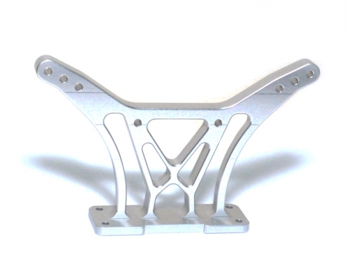 Boom Racing HPI Blitz Aluminum Rear Shock Tower - 1 Pc Silver