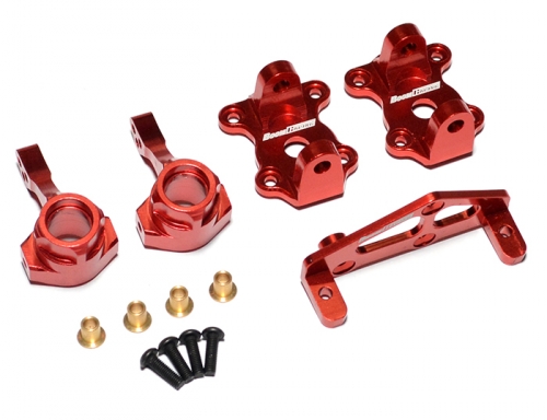 Boom Racing Gmade R1 Boom Racing R1 Steering Combo Set - 3 Items With Tool Box Red