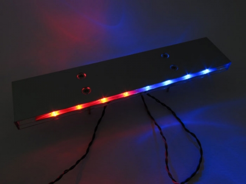 Boom Racing Miscellaneous All 1/10 Scale Police LED Light Bar for RC Emergency Vehicles