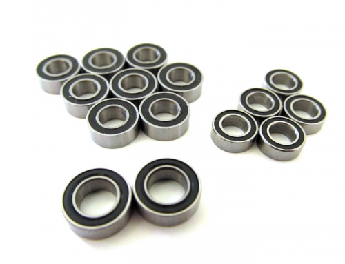 Boom Racing Team Losi Mini-T High Performance Full Ball Bearings Set Rubber Sealed (15 Total)