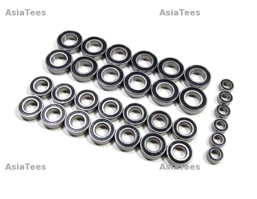 Boom Racing Thunder Tiger ST-1 High Performance Full Ball Bearings Set Rubber Sealed (32 Total)