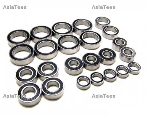 Boom Racing Tamiya F201 High Performance Full Ball Bearings Set Rubber Sealed (24 Total)