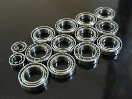 Boom Racing XMods Street High Performance Full Ball Bearings Set Rubber Sealed (14 Total)