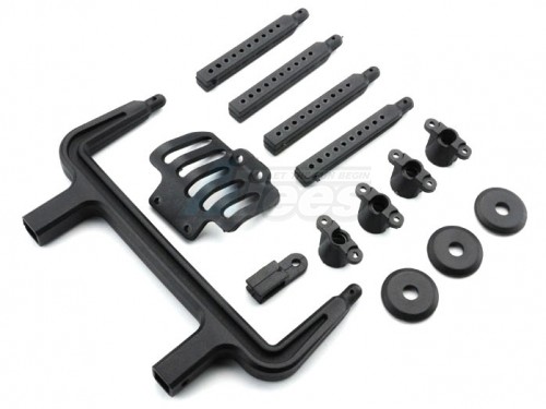 Carisma Scale Adventure Carisma Scale Adventure SCA-1E Coyote Body Post & Motor Guard